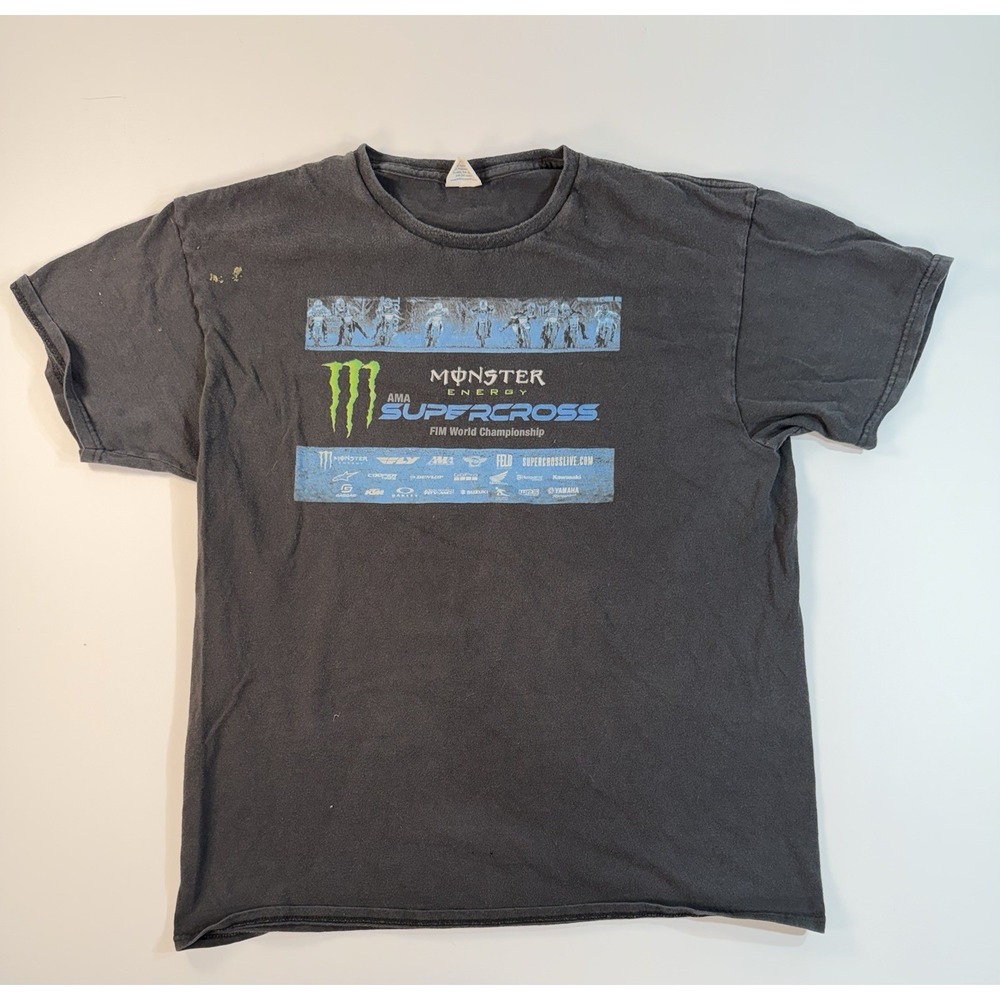 Monster Energy Supercross T Shirt AMA Racing Moto Delta Pro Weight